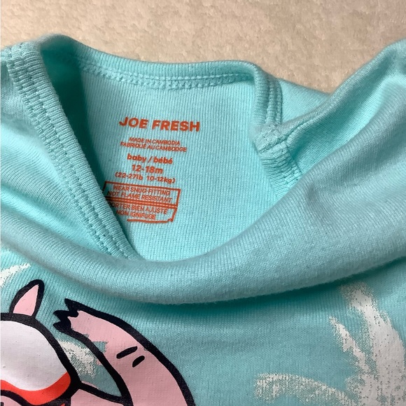 Joe Fresh Dino skateboarding Short Sleeve Tee 18 Months to 24 months 18M-24M - Picture 2 of 3